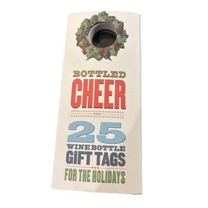 Celebration Bottled Cheer 25 Wine Bottle Gift Tags